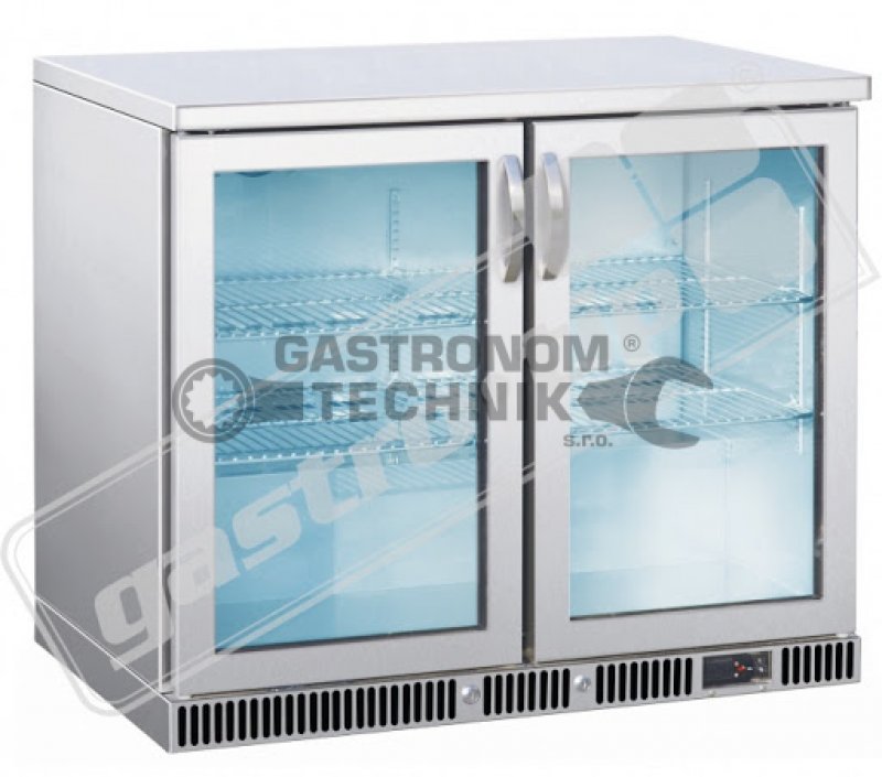 Barová chladící vitrína  SGD-250-85 S/S